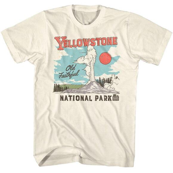 Other - National Parks Yellowstone Illustration Natural T Shirt